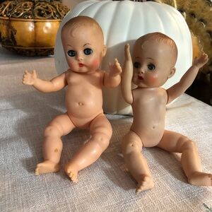 Vintage Collectible 1950s Baby Dolls 2-dolls.